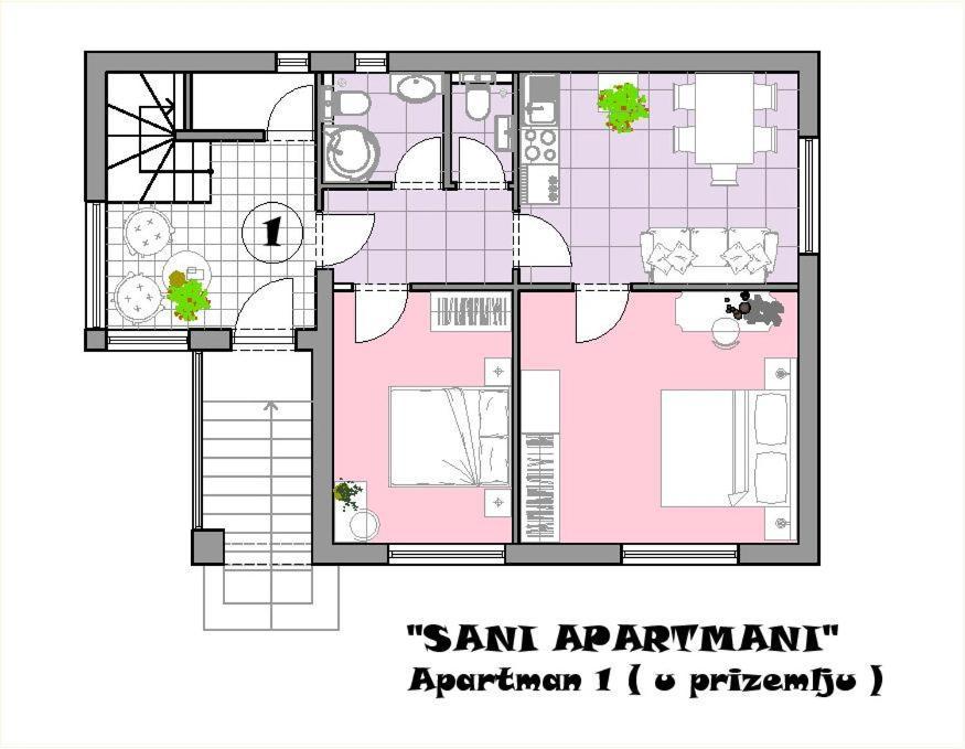 Sani Apartments Sveti Kriz Zacretje Экстерьер фото